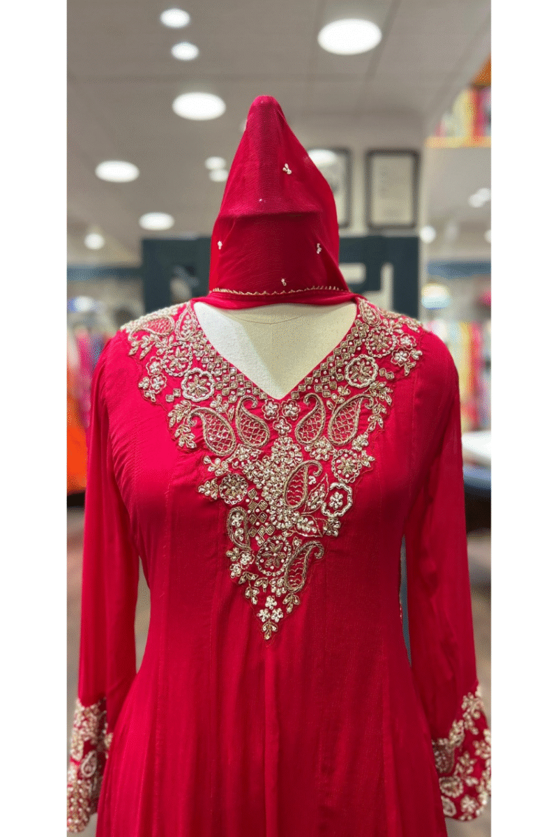 Royal Anarkalis With Handwork