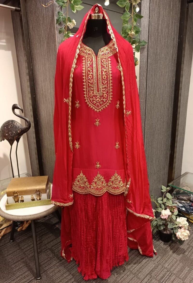Heavy Kurta Set With Zardoshi Work