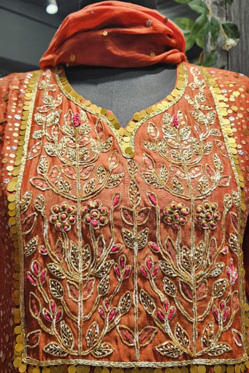 Premium Mal Chanderi Kurta Set - Image 4