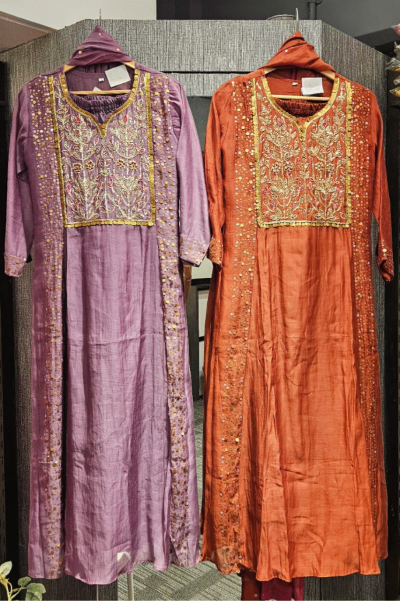 Premium Mal Chanderi Kurta Set - Image 3