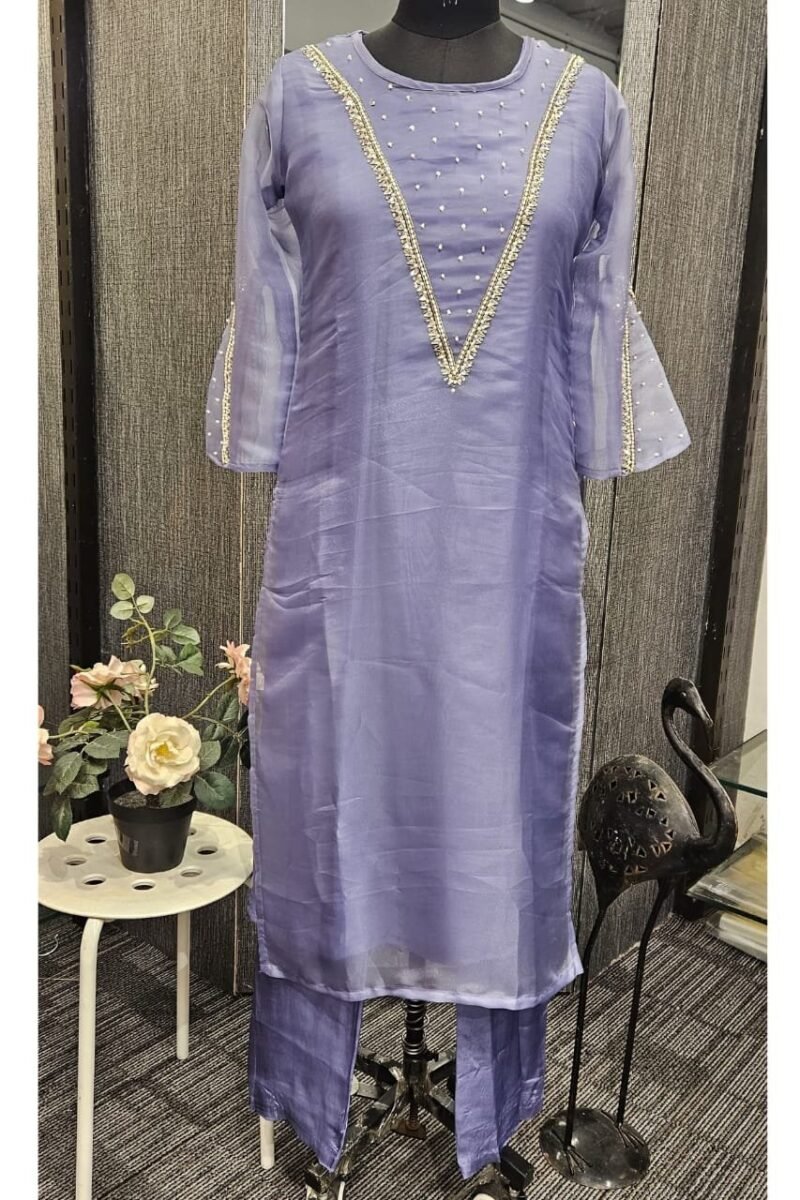 Premium Tissue Organza Kurta Set