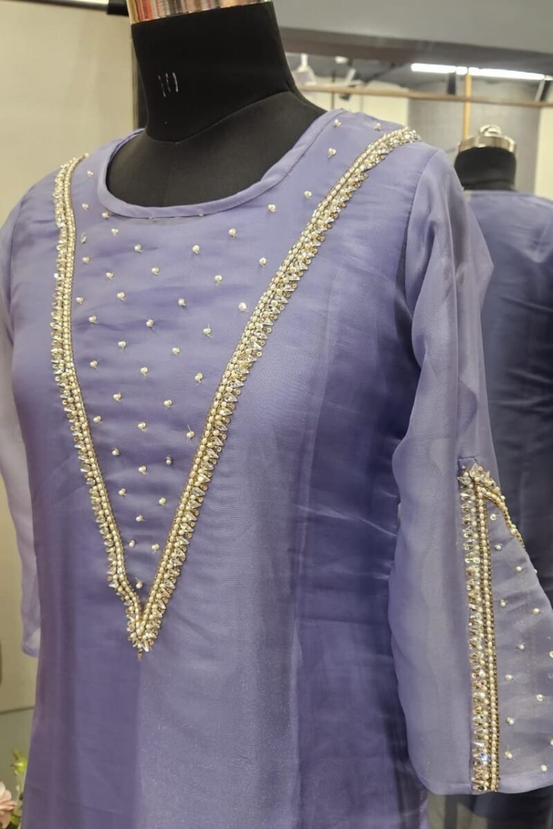 Premium Tissue Organza Kurta Set - Image 2