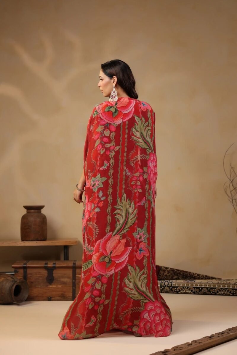 Printed Indo-Western Highlighted With Sequence Embellishments - Image 2