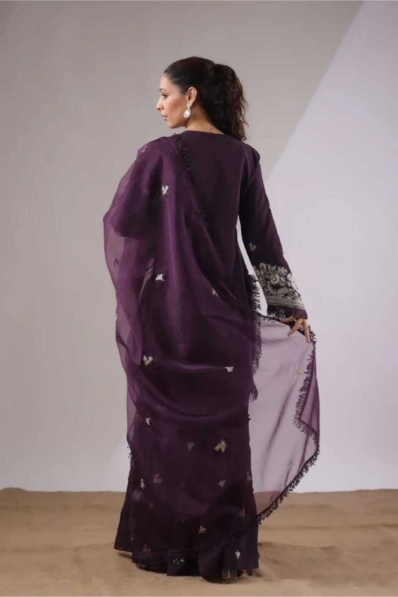Gharara Set With Zari Kashyap Work - Image 3