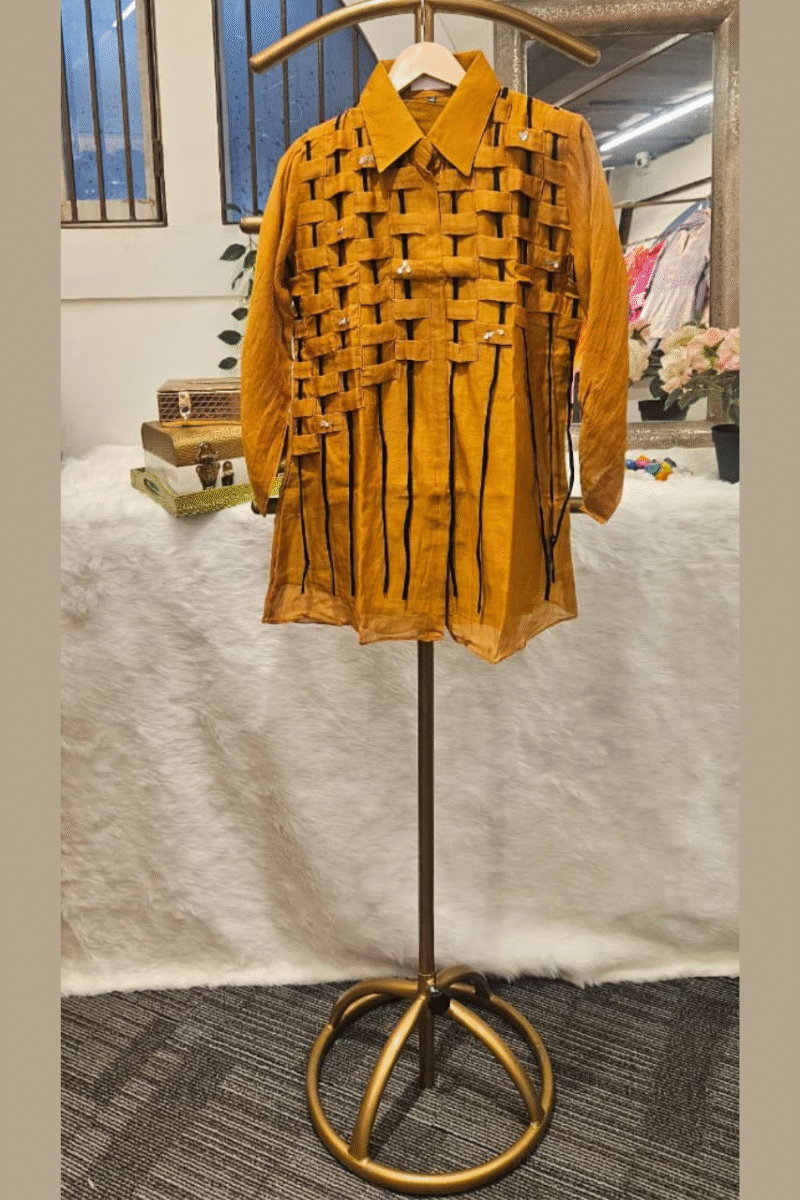 Premium Weave Mal Chanderi Shirt
