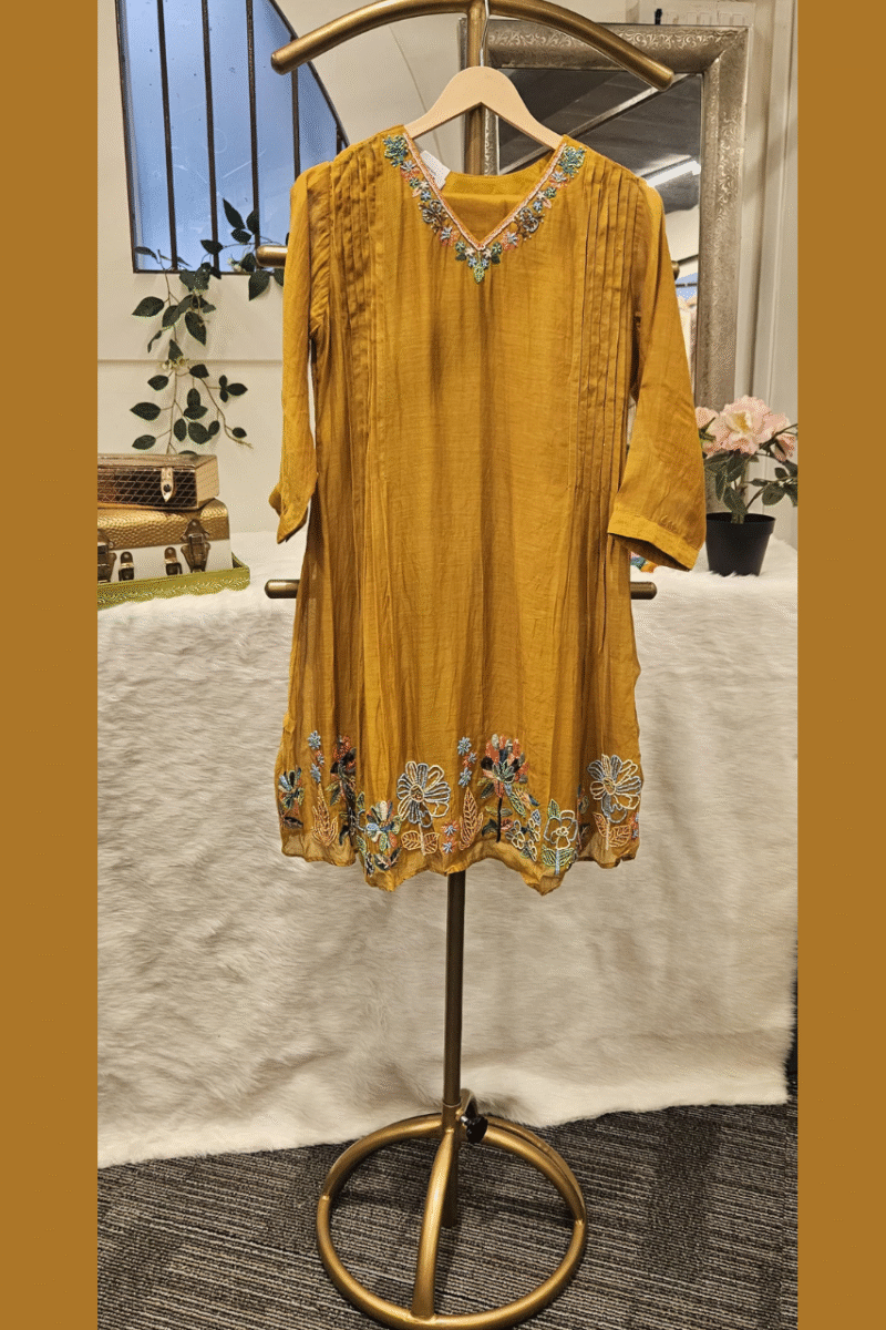 Pure Mal Chanderi Kurta Set