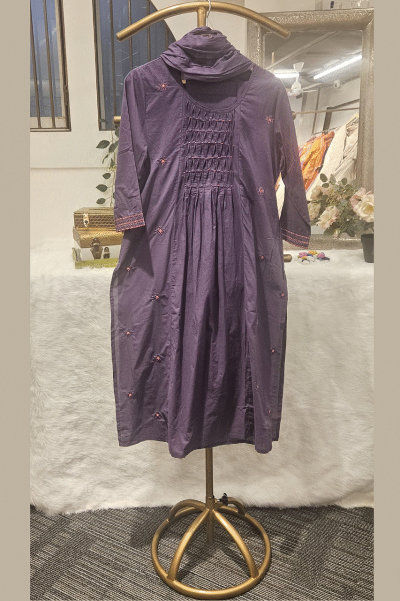 Casual Cotton Kurta Set - Image 4
